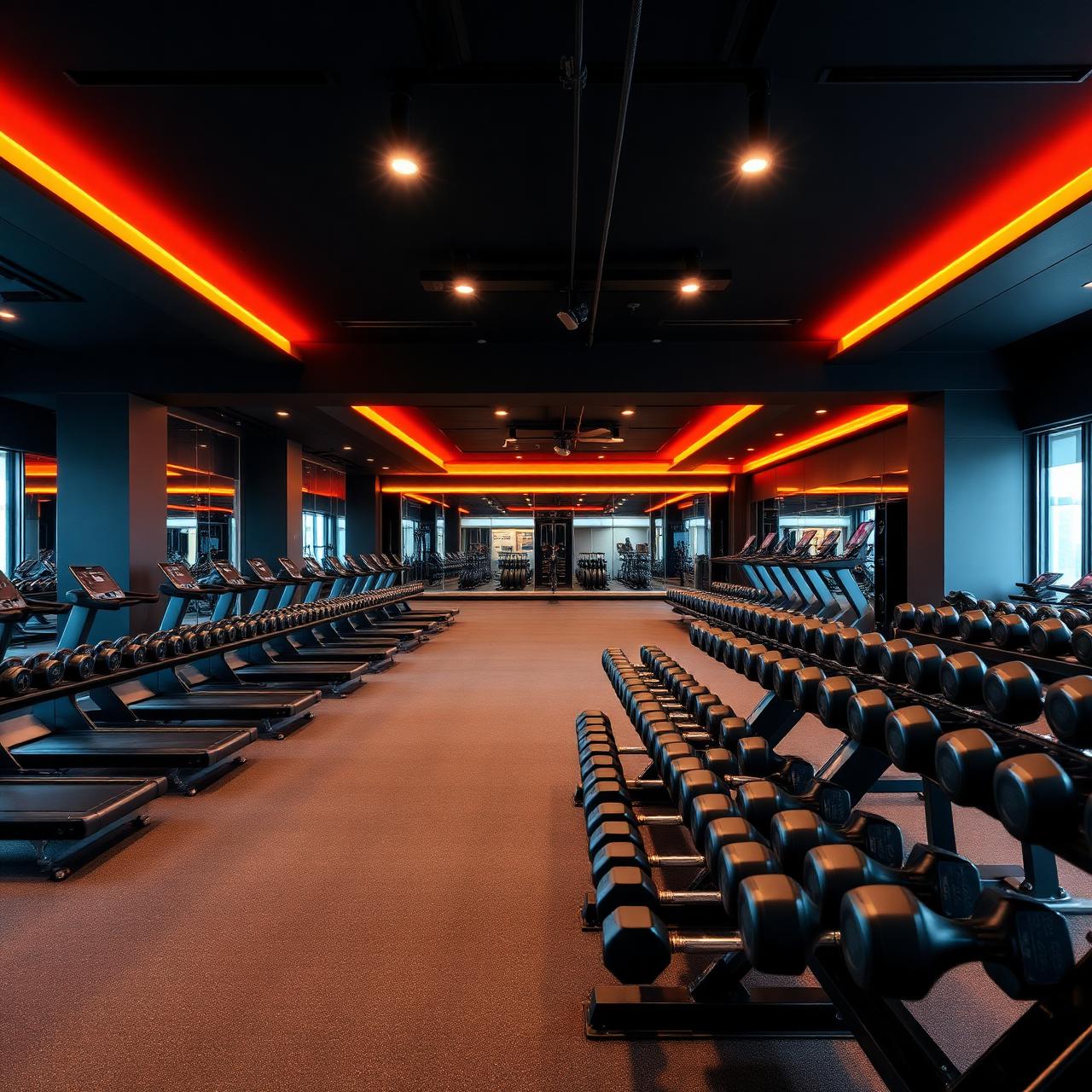 RGC Fitness Club gym interior